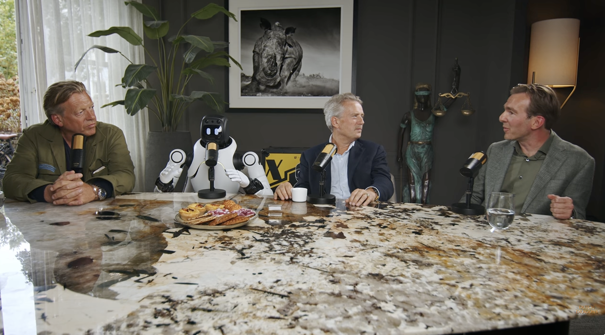 AGIBOT on Dutch Dragons: First Humanoid Robot on a Dutch Podcast | Illeon